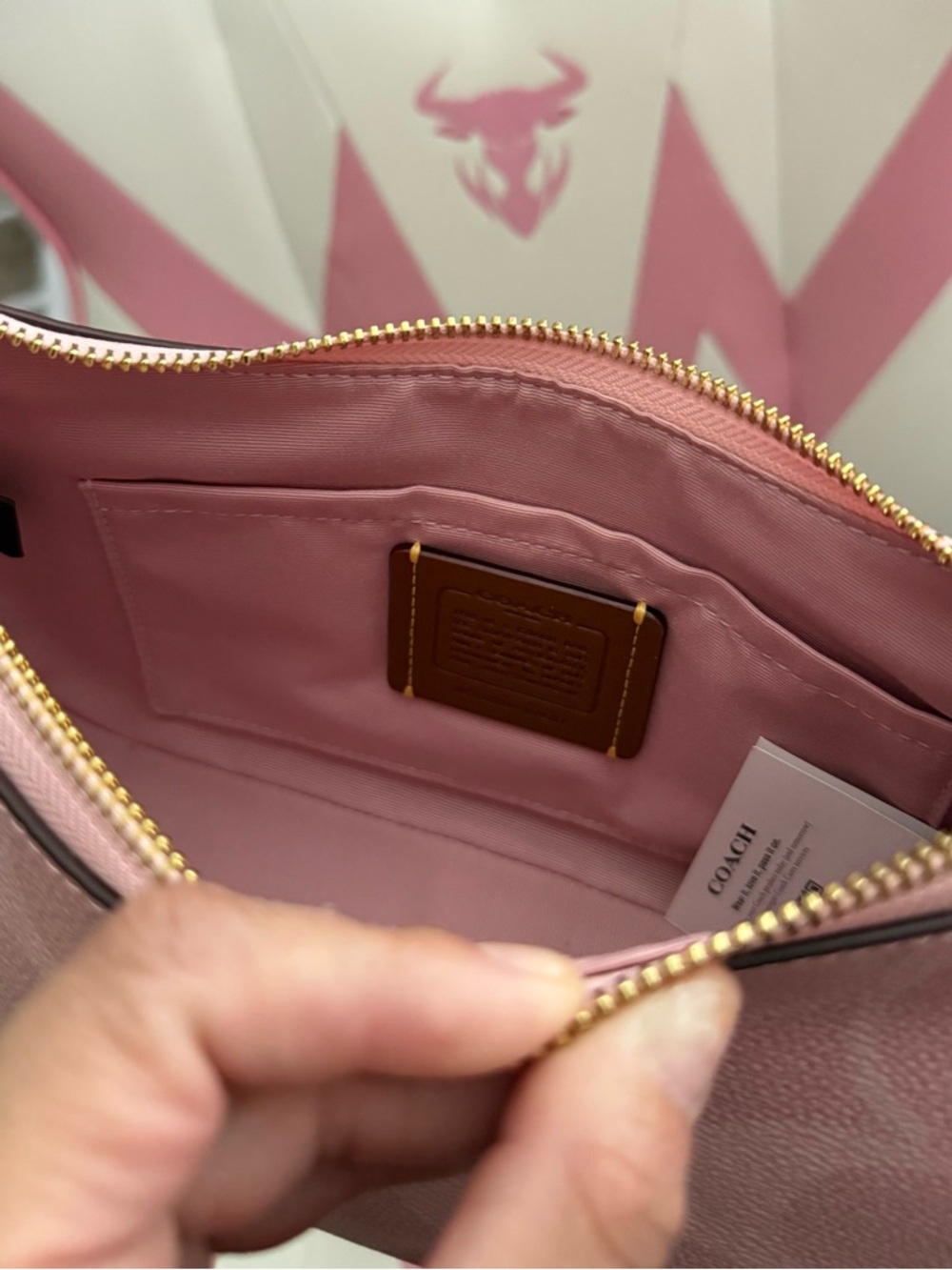 Coach Teri shoulder bag powder pink 2025 - Picture 7 of 10